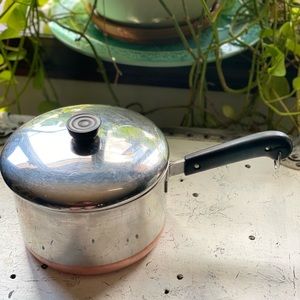 4 Qt Revere Ware Sauce Pan Stainless Steel w Lid